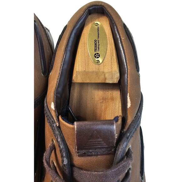 Aldo Men's Costamolino Boat Shoe Cognac sz 11 comfort preppy *FLAW* brown - Picture 4 of 9